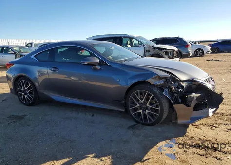 2016 Lexus Rc 200T z USA, uszkodzony, nr VIN JTHHA5BC2G5003644